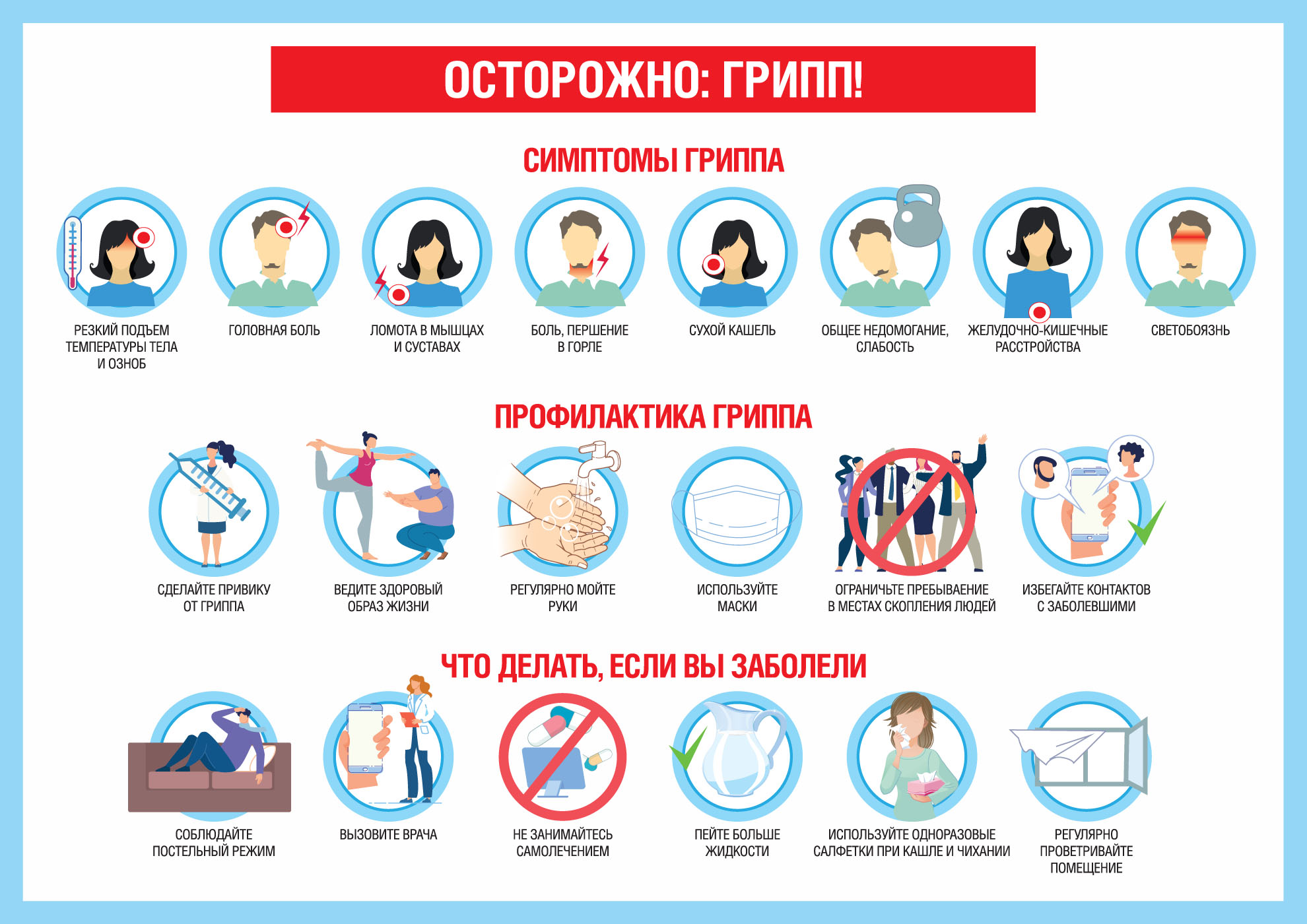 ПРОФИЛАКТИКА ГРИППА - ВАКЦИНАЦИЯ