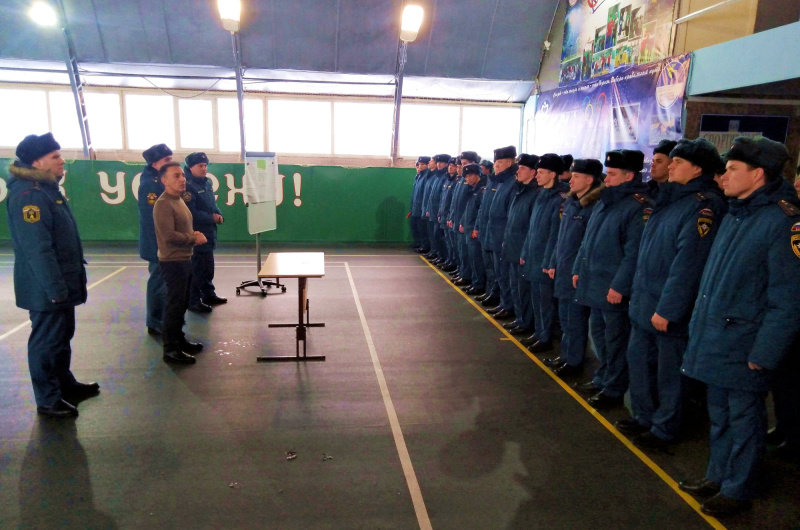 Пожарно-спасательные учения в центре