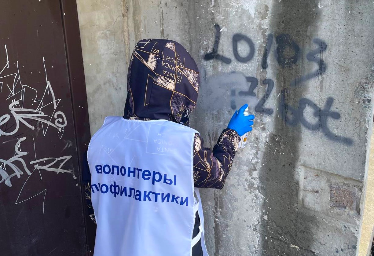 Волонтеры профилактики спасают Тюмень от незаконной рекламы наркотиков